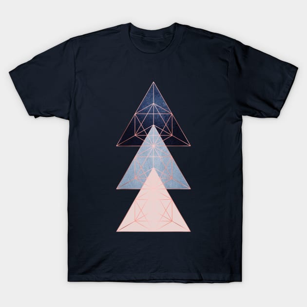 3 Triangles T-Shirt by UrbanEpiphany